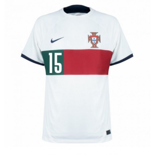Lacne Muži Futbalové dres Portugalsko Rafael Leao #15 MS 2022 Krátky Rukáv - Preč